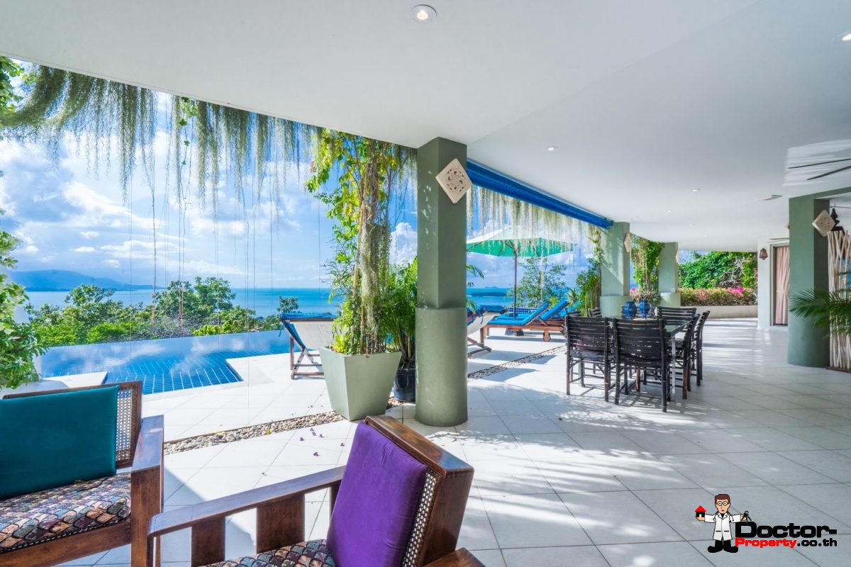 6 Bedroom Villa with stunning Sea View - Plai Laem - Koh Samui